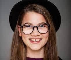Lowri Moore, the girl that inspired Mirabel Madrigal's character wearing glasses in Encanto