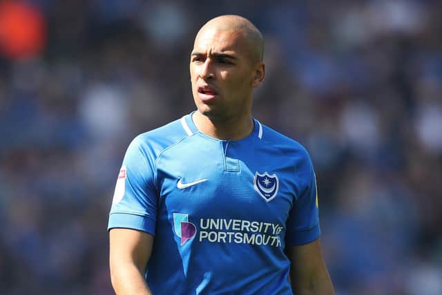 James Vaughan spent the second half of the 2018-19 campaign at Fratton Park. Picture: Joe Pepler