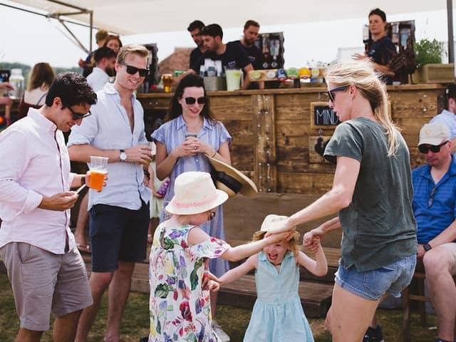 Stansted Unlocked will take place on July 10 and 11. Picture: The Three Cockerels, the mobile bar in attendance at a previous event