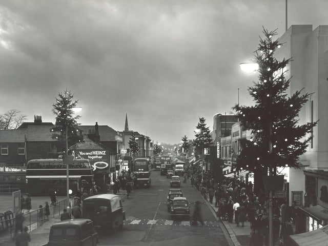 Fareham at Christmas between 1958-1960.Picture: Wright & Logan Photographers