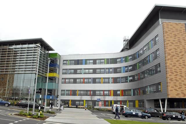QA Hospital, in Cosham, where two of the care home residents were admitted.