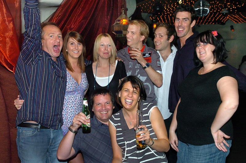 Revellers having a good time at Tiger Tiger in Gunwharf Quays back in the day.