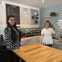 Co-owners Sarah McCarthy and Liz Harmes at Chandlers Café in Clanfield