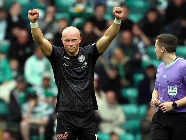 Former Pompey striker Curtis Main scored twice for St Mirren in their recent 2-2 draw with Celtic.    Picture: Ian MacNicol/Getty Images
