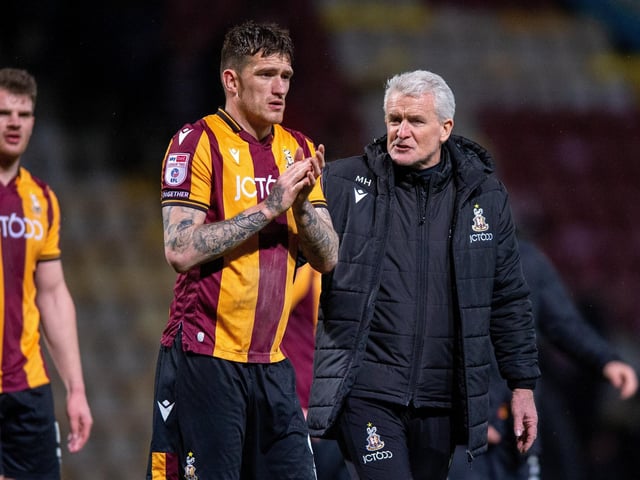 Bradford amassed 24 points over the period, playing 13 games, winning six, with a goal difference of eight. Picture: Bruce Rollinson