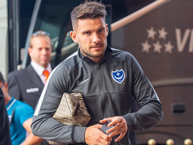 Position: Defender, Years at Pompey: 2015-2020, Appearances: 218.   Picture: Malcolm Mackenzie