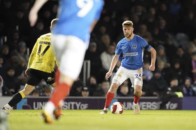 Michael Jacobs has recovered from illness to return to Pompey's squad facing Morecambe. Picture: Jason Brown/ProSportsImages