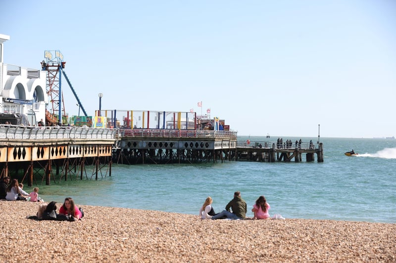 The end of South Parade Pier