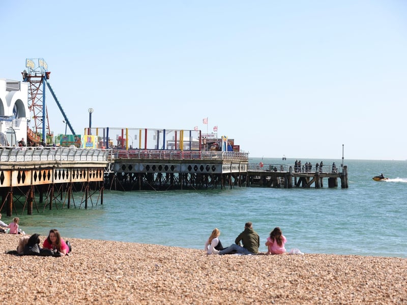 The end of South Parade Pier