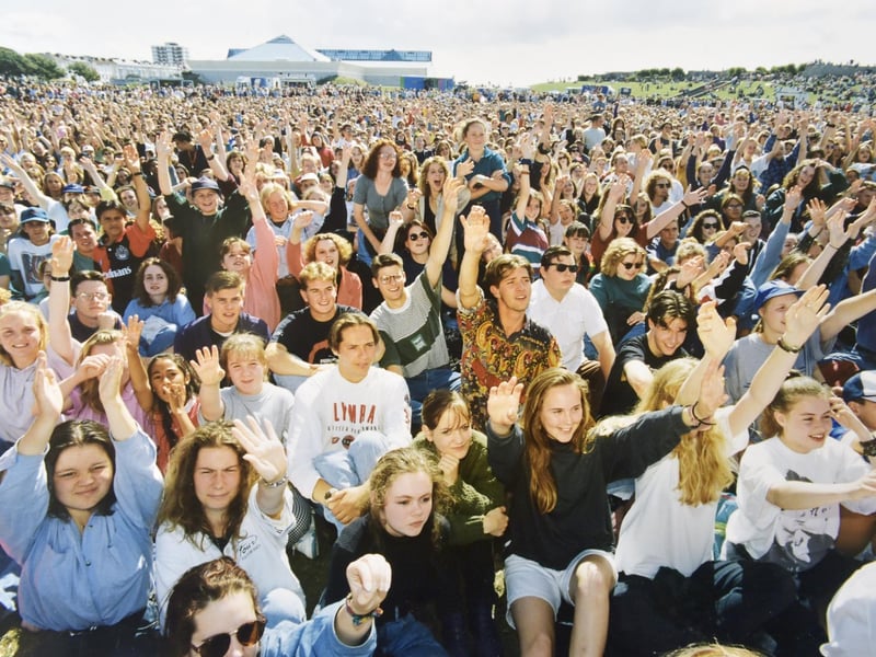 The Radio 1 Roadshow in Southsea, in 1993.