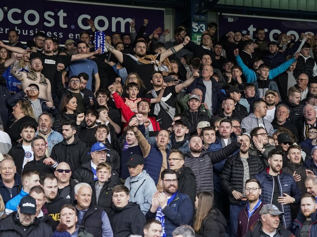 Pompey were accompanied by 1,840 fans at Wycombe's Adams Park.