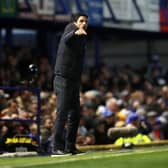 Arsenal boss, who's tested positive for coronavirus, at Fratton Park on March 2