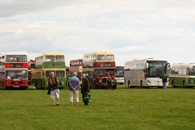 Pictured is: Buses at the show.

Picture: Keith Woodland