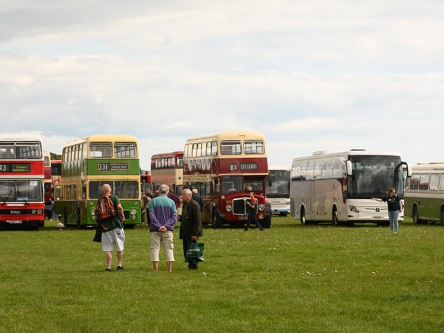 Pictured is: Buses at the show.
Picture: Keith Woodland