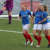 Pompey Women will be returning to competitive action on April 4 with an FA Women's Cup tie against Cheltenham at Westleigh Park. Photo by Dave Haines)