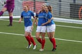 Pompey Women will be returning to competitive action on April 4 with an FA Women's Cup tie against Cheltenham at Westleigh Park. Photo by Dave Haines)