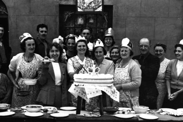 More happiness at the coronation street party 1953, in Seymour Street, Buckland, Portsmouth.