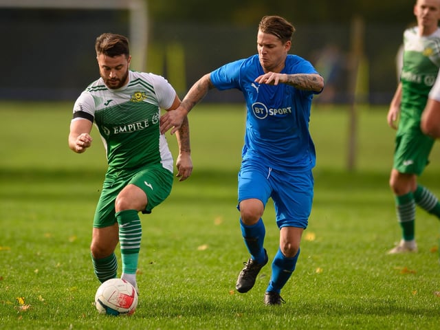 Paulsgrove (blue) v Moneyfields. Picture: Keith Woodland