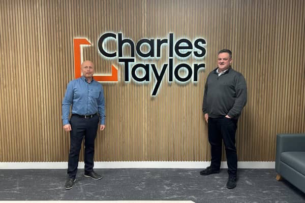 Neil Heasman, Operational Director and Jody Baker, CEO at Charles Taylor.