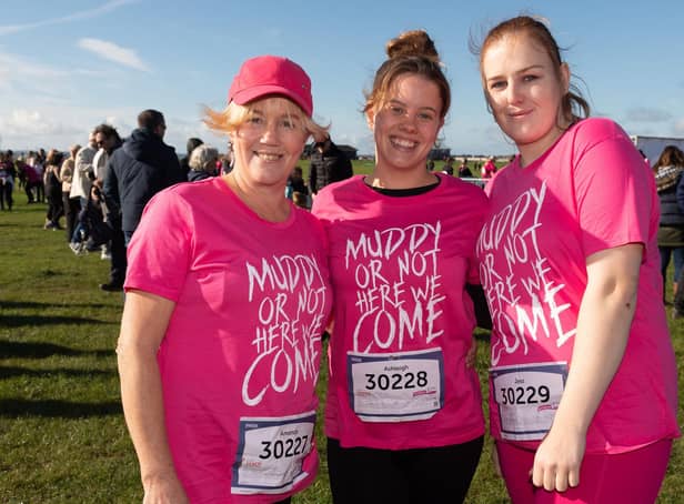 Here's when the Race for Life and Pretty Muddy events will take place in Portsmouth.
Pictured is: Amanda Taylor, Ashleigh Windwood, Jess Handley