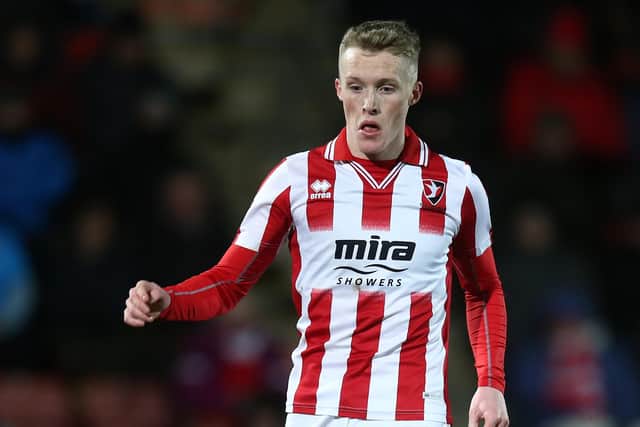 Jake Doyle-Hayes, linked with Pompey, spent last season on loan at Cheltenham Town. Picture: Pete Norton/Getty Images