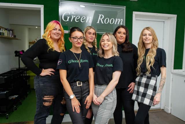 Owner Bernice Hoepfner-King (far left) with staff, Hallie Wilkinson, Faye Campbell, Grace Jones, Paige Hayfield and manager Kaylee Cobb. Picture: Habibur Rahman
