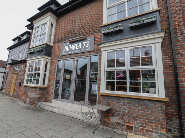 Number 73 was flagged by one of our readers. It prides itself on a varied menu which includes tapas and home made pizza's