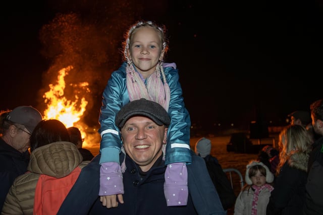 People from across the region descended onto the grounds of HMS Sultan on Thursday evening for a night of excitement, bonfire and fireworks.

Pictured - Dmytro and Polina, 9 from Fareham

Photos by Alex Shute