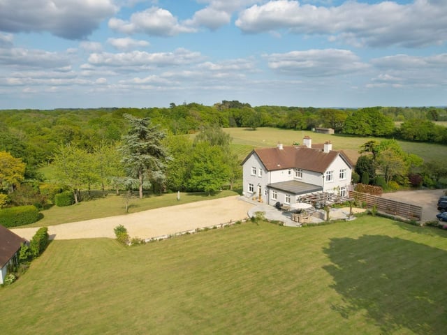 This Edwardian home has five bedrooms, three bathrooms and six reception rooms.