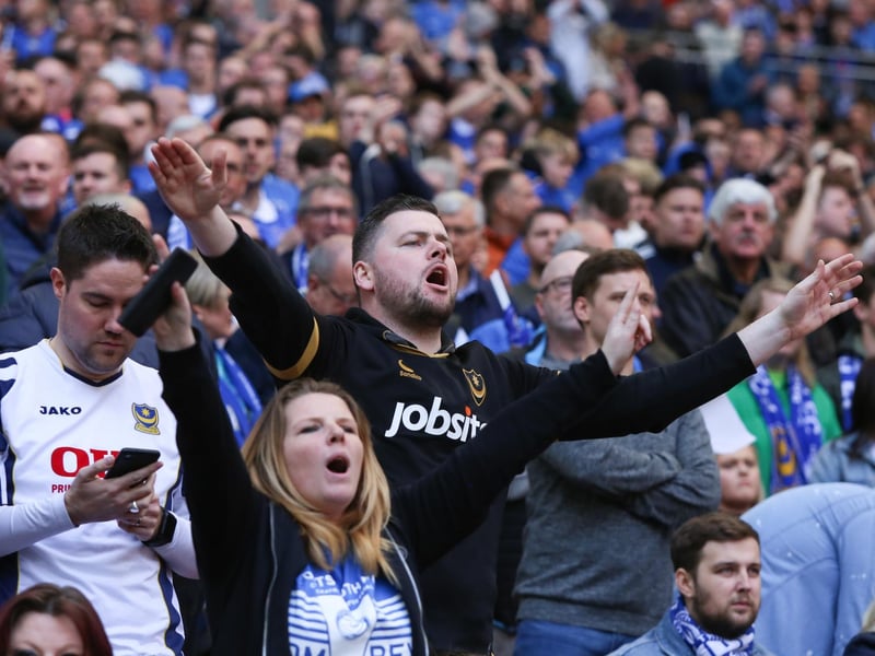 More than 40,000 Pompey fans saw the Blues beat Sunderland on penalties in the 2019 Checkatrade Trophy final
