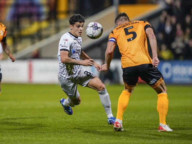 The Manchester City loanee is definitely proving his worth to the Pompey promotion cause. A skilful operator, he could resume No10 duties at the Madejski in order to help the supply line to Colby Bishop, who didn't have much to feed off at the Abbey Stadium.