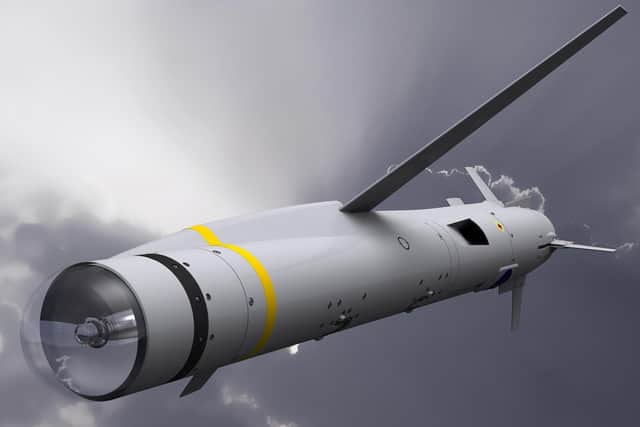An artist's impression of the new Spear3 missile in flight. Photo: Royal Navy/MBDA