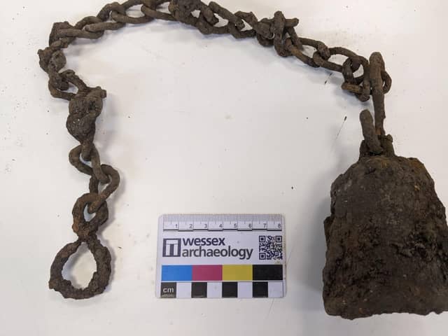 The Victorian bell unearthed in Southsea during the sea defences scheme
