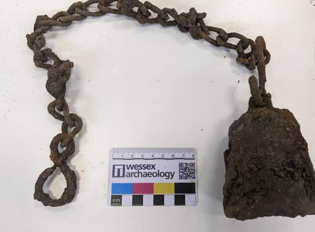 The Victorian bell unearthed in Southsea during the sea defences scheme