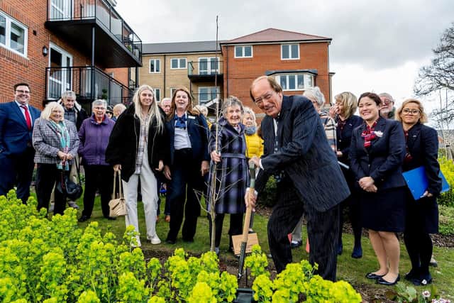 Jubilee Tree Planting event at Park Gate Beck Lodge with Fred Dinenage.