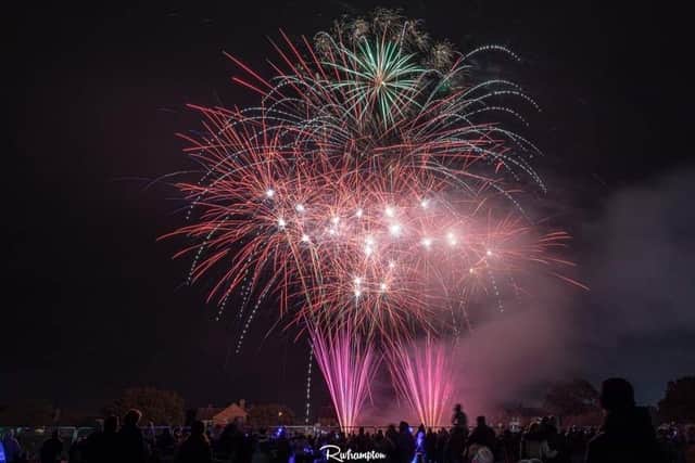 Stockheath Common fireworks night on Friday, November 5, 2021. Picture by Raymond Frampton.