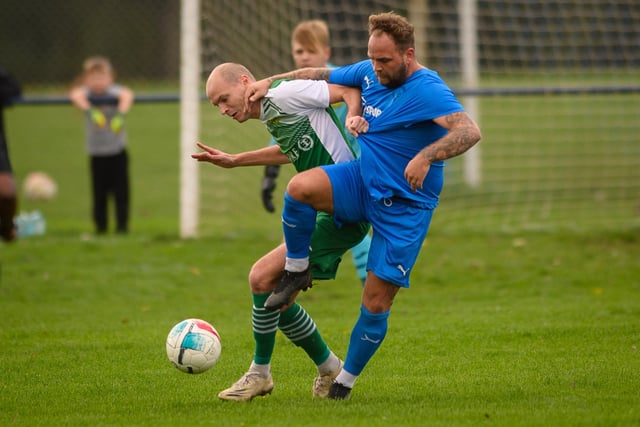 Paulsgrove (blue) v Moneyfields. Picture: Keith Woodland