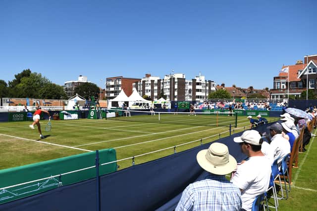 Tournament tennis at Canoe Lake (now Court X), Southsea, in 2018.

Picture: Neil Marshall