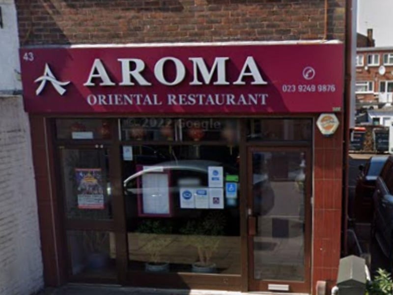 Aroma Oriental Restaurant at 43 North Street, Havant was given a hygiene rating of 5 by the Food Standards Agency after an assessment on March 2.