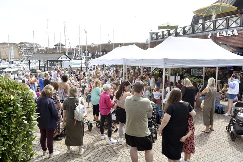 A summer disco party took place at Port Solent on Tuesday, July 25.
Picture: Sarah Standing (250723-7056)