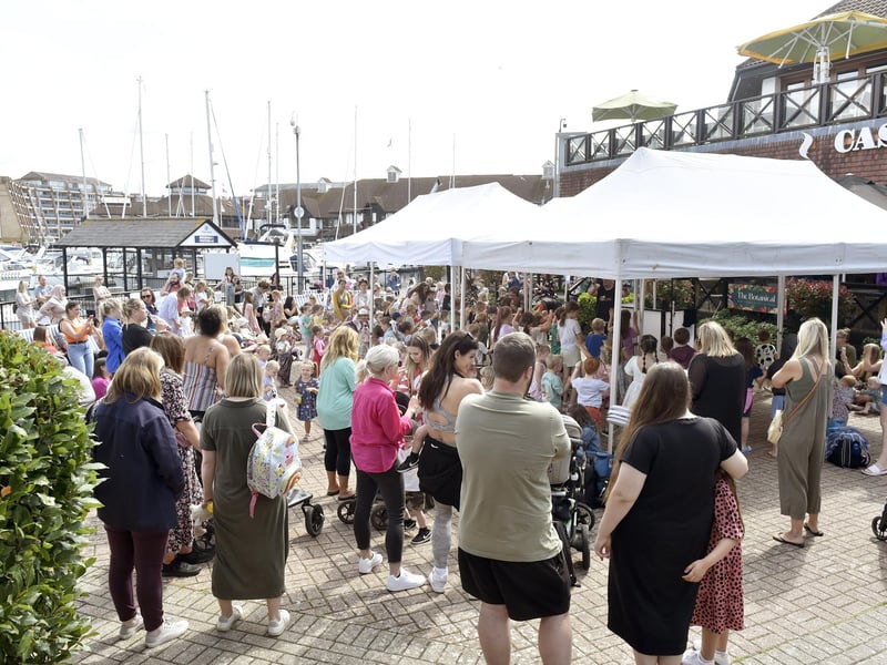 A summer disco party took place at Port Solent on Tuesday, July 25.
Picture: Sarah Standing (250723-7056)