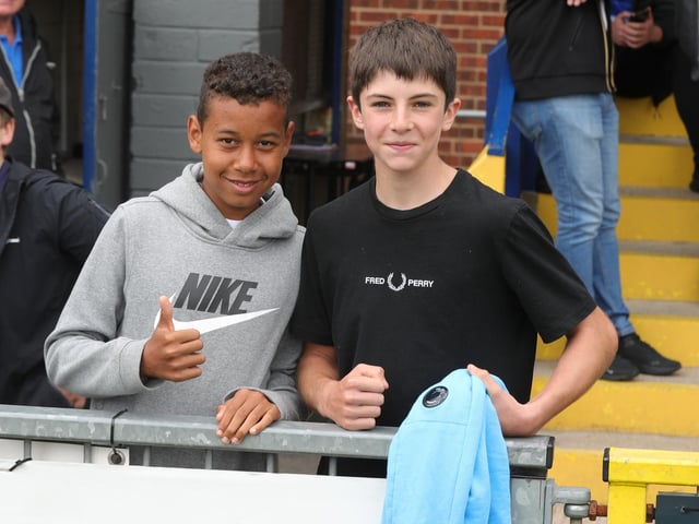 Pompey make their annual pre-season trip to the Hawks Picture: Dave Haines.