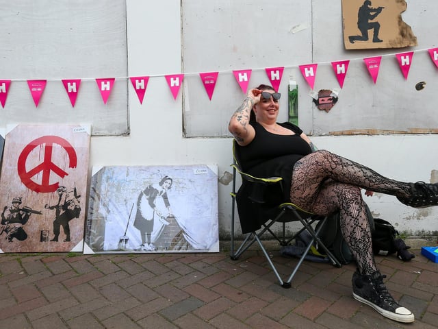 Scarlett on the Everything's Okay stall. Stoke Road Festival, GosportPicture: Chris Moorhouse (jpns 150923-29)