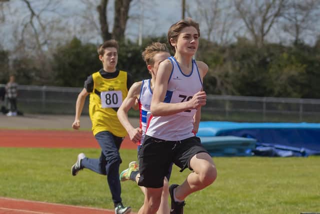 Logan Cookson set three new personal bests. Picture: Paul Smith.