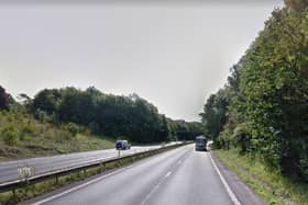 The accident happened on the A27 near Chichester last night. Picture: Google Maps