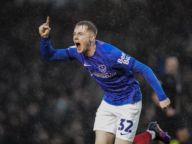 Paddy Lane treated Pompey fans to his first goal of the season in the win against Swansea.