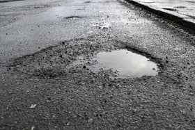 There has been a large rise in the number of potholes on Hampshire's roads