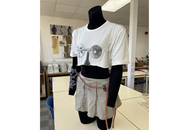 One of the designs being worked on by a HSDC student.