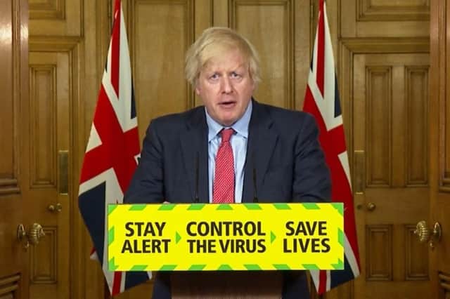 Screen grab of Prime Minister Boris Johnson during a media briefing in Downing Street, London, on coronavirus (COVID-19). PA Photo. Picture date: Wednesday June 10, 2020. PA Video/PA Wire