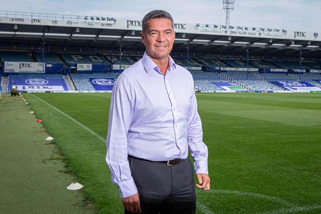 Mark Catlin, CEO of Portsmouth Football Club at Fratton Park, Portsmouth on 16 September 2020.Picture: Habibur Rahman